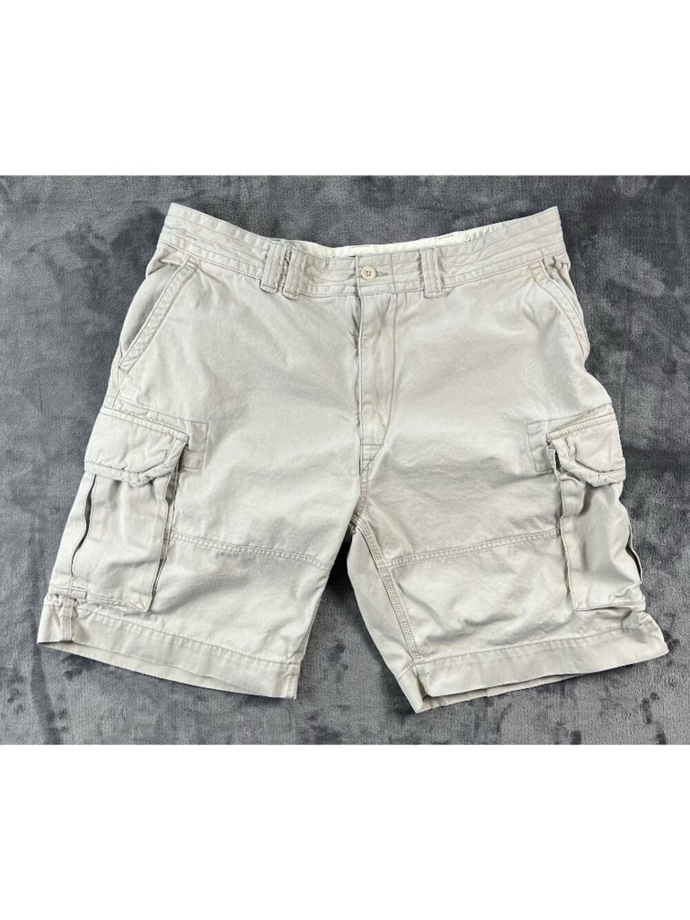 Vintage Polo Ralph Lauren Shorts Men's Size 38 Khaki Utility Cargo Baggy Y2K